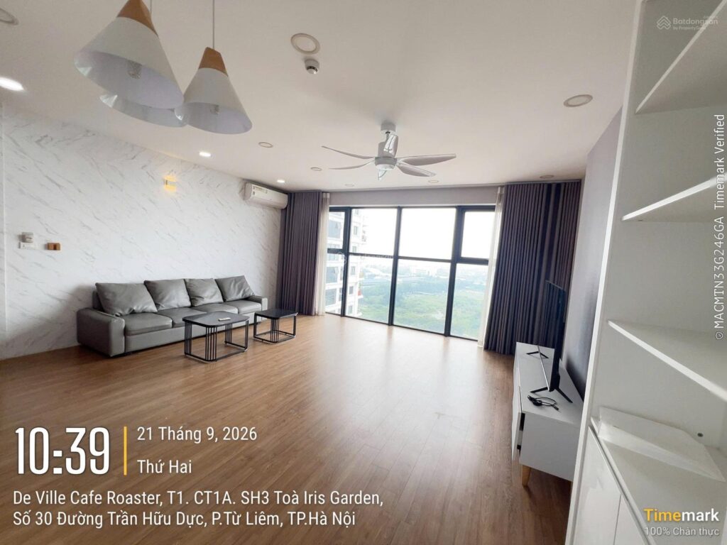 Căn hộ Iris Garden tòa CT4, 4PN – 130,4 m²